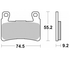 Тормозные колодки SBS Ultra Quit Brake Pads, Ceramic 860H.HF